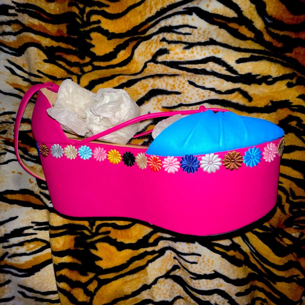 Ego and Greed platform sandals